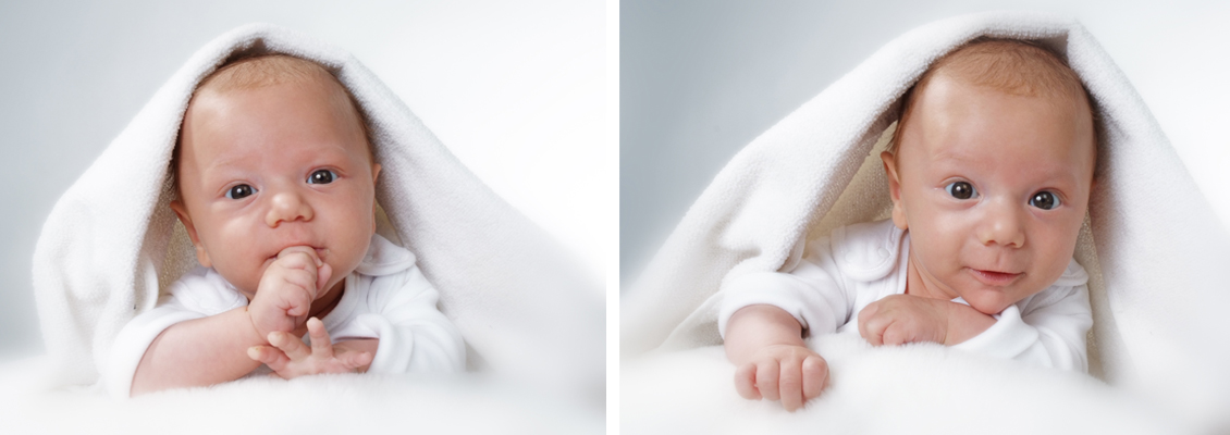 Babyfotos im Fotostudio Seehstern