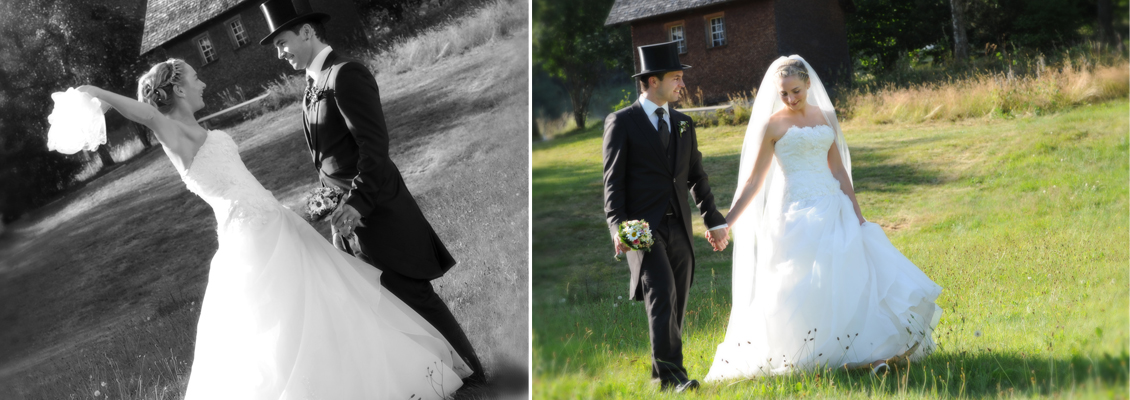 Romantische Hochzeitsfotos vom Fotostudio Seehstern